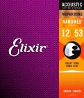 ELIXIR 16545 Nanoweb Phosphor Bronze Light (12-53) 3-pack