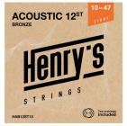 HENRY’S HAB12ST10 Acoustic Bronze - 010“ - 047“
