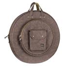 MEINL MVHC22DB Vintage Hyde Cymbal Bag 22” - Dark Brown