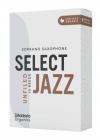 D'ADDARIO ORRS10SSX4S Organic Select Jazz Unfiled Soprano Saxophone Reeds 4 Soft - 10 Pack
