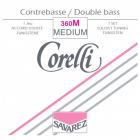 SAVAREZ 360M Corelli Double Bass Tungsten Solo Set - Medium